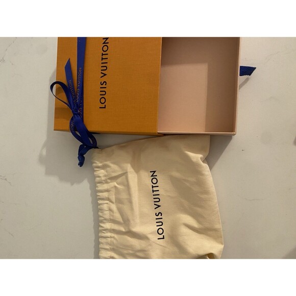 Louis Vuitton Wallet Empty Gift Box 6"x5"x1.5" Orange for WOC, Wallet, SLG, Jewe - Picture 5 of 9